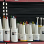 Bouteille de sirop en plastique de 500 ml reel