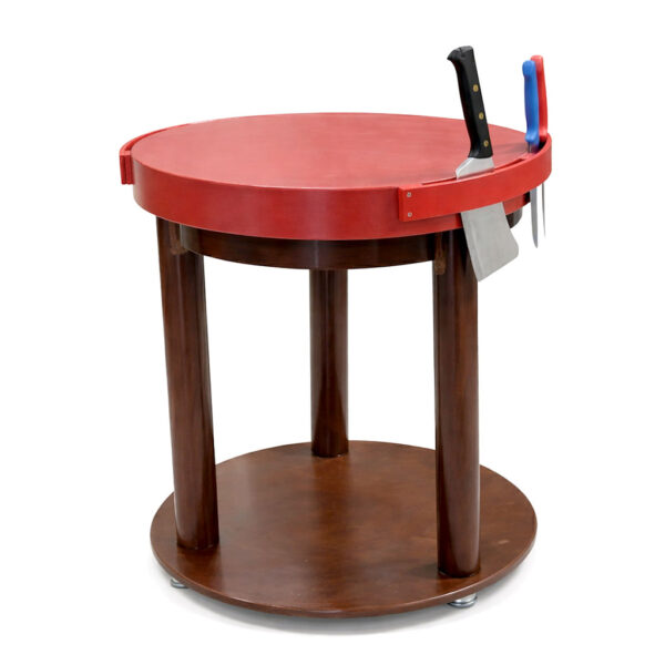 Billot de Boucher Circulaire en Polyéthylène Ø 80 cm ep10