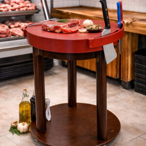 Billot de Boucher Circulaire en Polyéthylène Ø 80 cm ep10