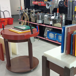 Billot de Boucher Circulaire en Polyéthylène Ø 80 cm ep10