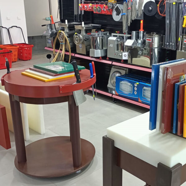 Billot de Boucher Circulaire en Polyéthylène Ø 80 cm ep10 reel