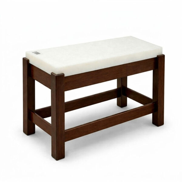 Billot de Boucher Polyéthylène en Blanc 100x50x93 cm