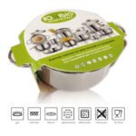 Faitout En Inox 1810 Avec Couvercle En Verre 2L reel