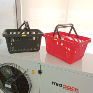 Panier de magasin en plastique de 22L