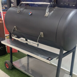 Barbecue professionnel horizontal 150 cm – acier 3 mm