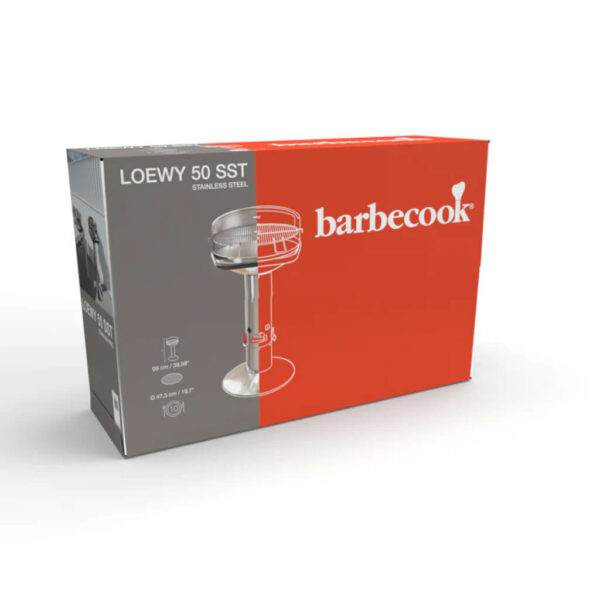 Barbecue au charbon en acier inoxydable Loewy 50 package