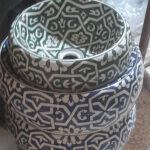 Vasque à Poser Céramique Motif Arabesque Ø 41cm reel1