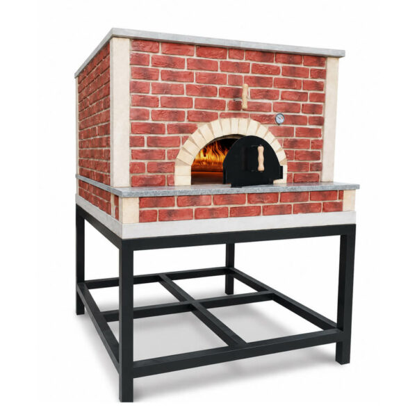 Four à Pizza Pro en Brique Réfractaire Espagnole et au Gaz