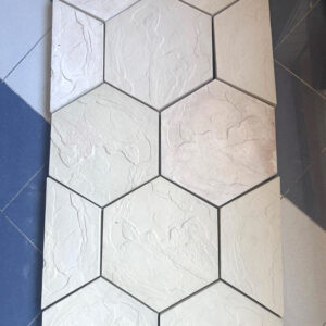 Carrelage Hexagonal Ramé en micro beton DL-HR51