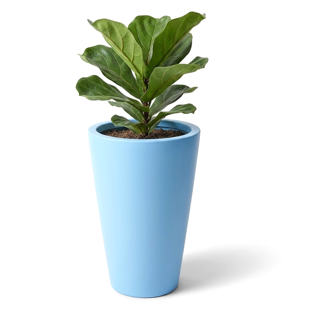 Jardiniere Conique Haute en Resine diametre 40cm